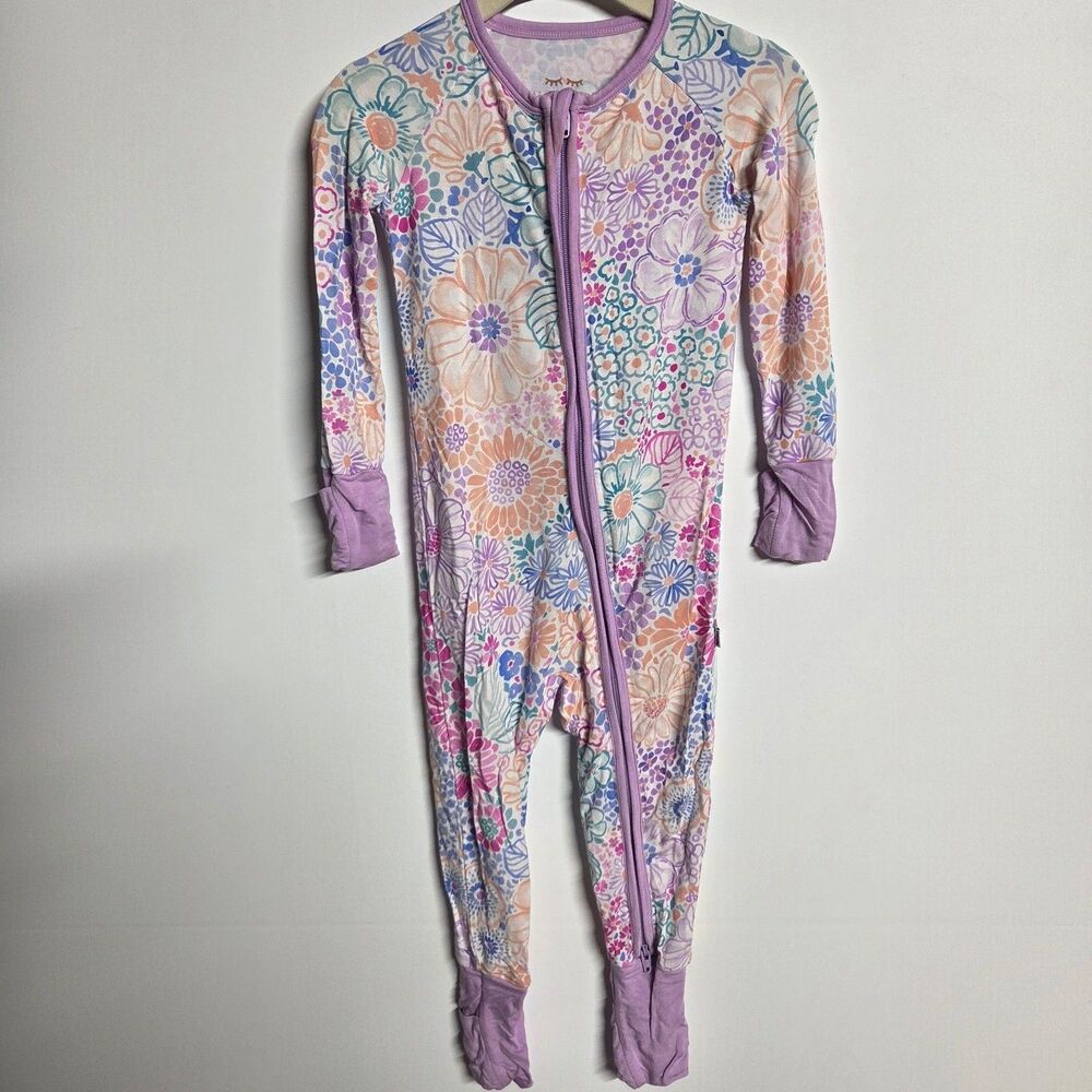 Little Sleepies Doodle Blooms Zippy size 12-18m